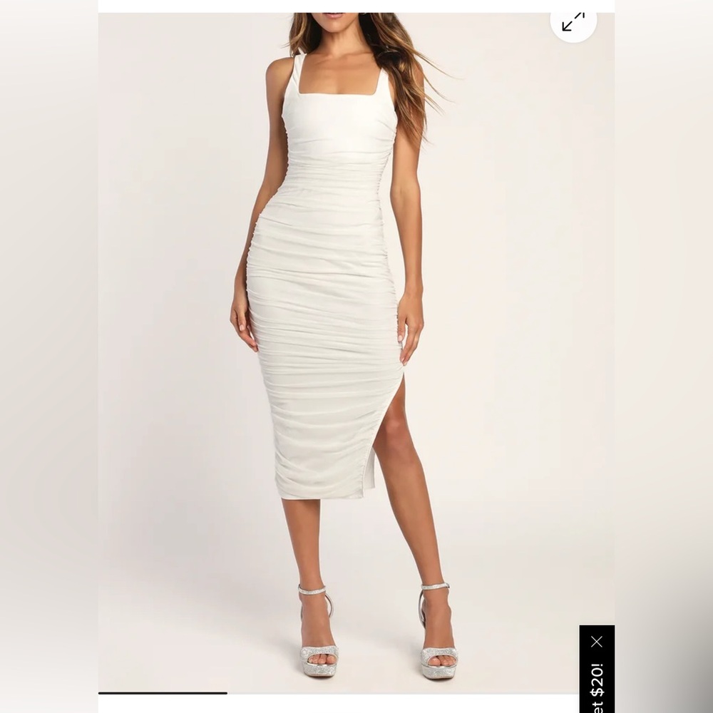 Lulus white dress